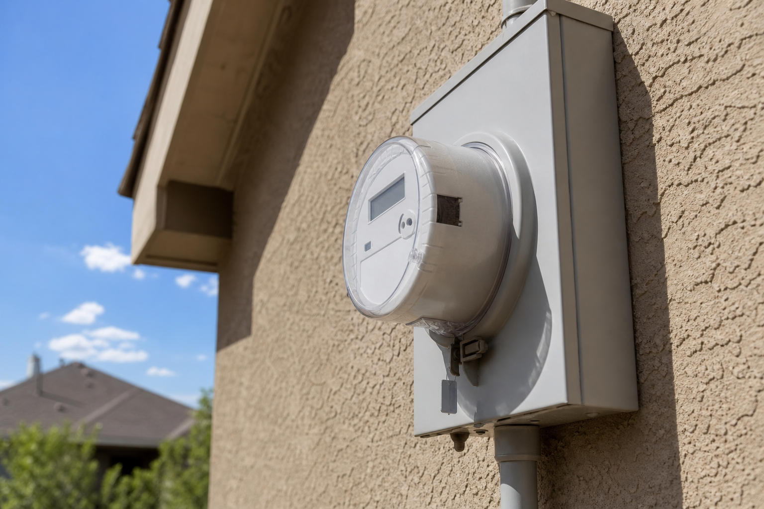 Texas resident unpacking in a lit apartment after same day power connection